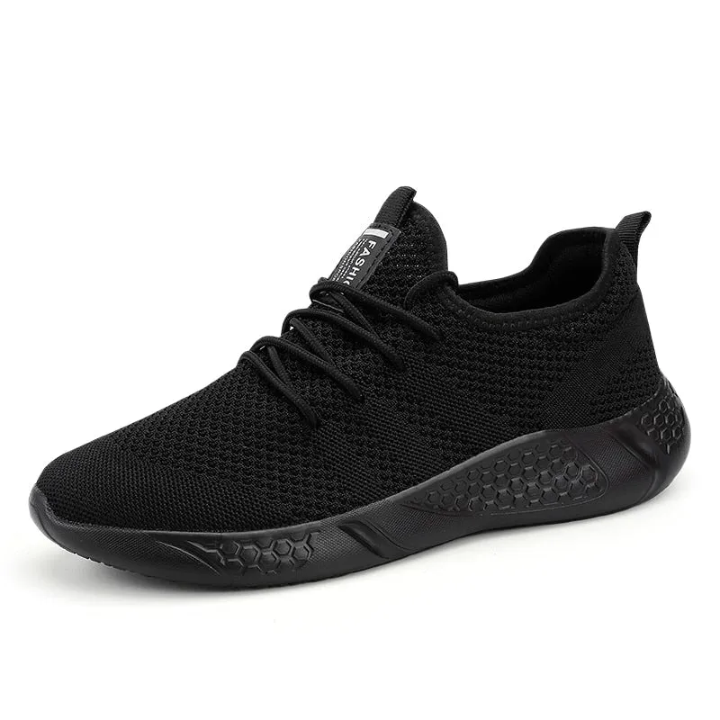 Hnzxzm Men Light Running Shoes  Breathable Lace-Up Jogging Shoes for Man Sneakers Anti-Odor Men's Casual Shoes Drop Shipping